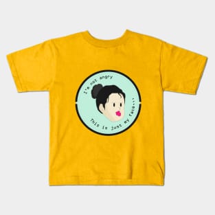 Its just my face Kids T-Shirt